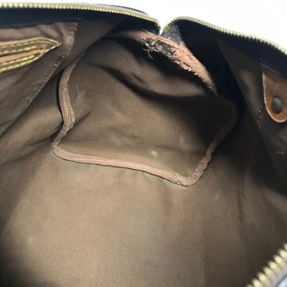 LOUIS VUITTON M48610 Monogram Rose Speedy30 Hand Bag MonogramCanvas Brown/pink - Picture 14 of 15